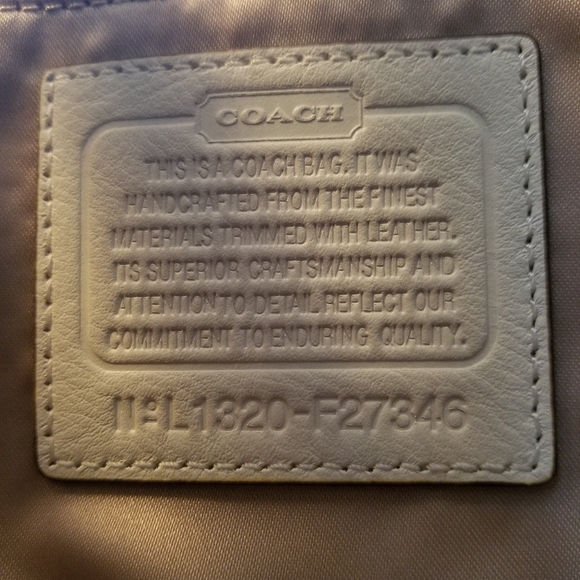 Coach Taylor Zebra Print Satchel Bag - Picture 7 of 8